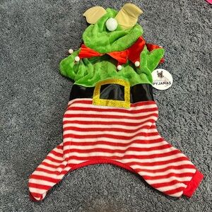 NWT dog medium sized elf outfit